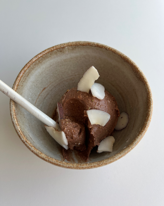 Glace au chocolat cétogène