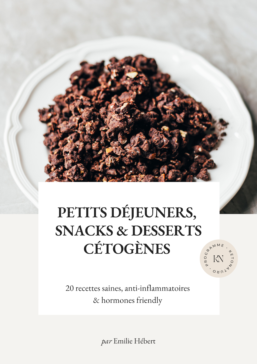 Ebook Petits déjeuners, snacks & desserts cétogènes