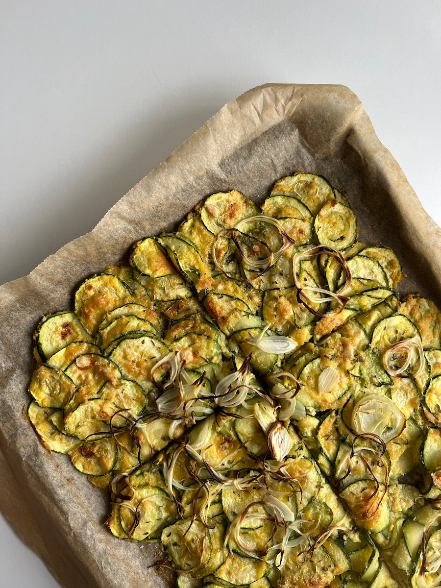 Galette "céto-tarienne" à la courgette