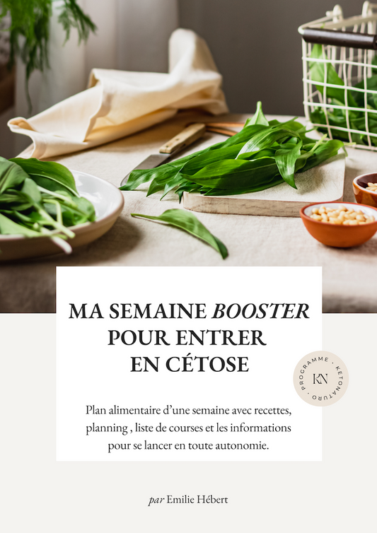 Ebook Ma semaine booster pour entrer en cétose